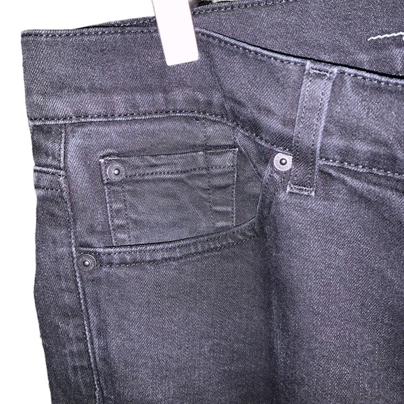 7 for All Mankind Black Jean Standard Cut - Picture 5 of 10
